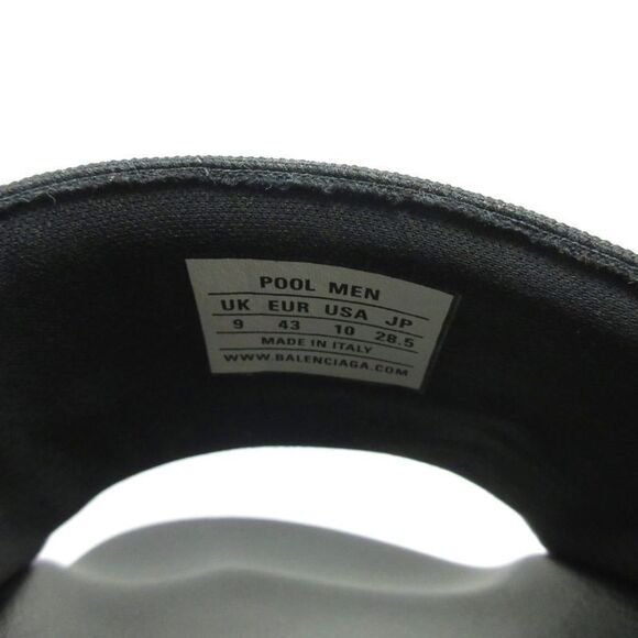 Balenciaga POOL Slide Sandal Pool Slide Sandals Shower Sandals Logo Embroidery - Picture 6 of 7